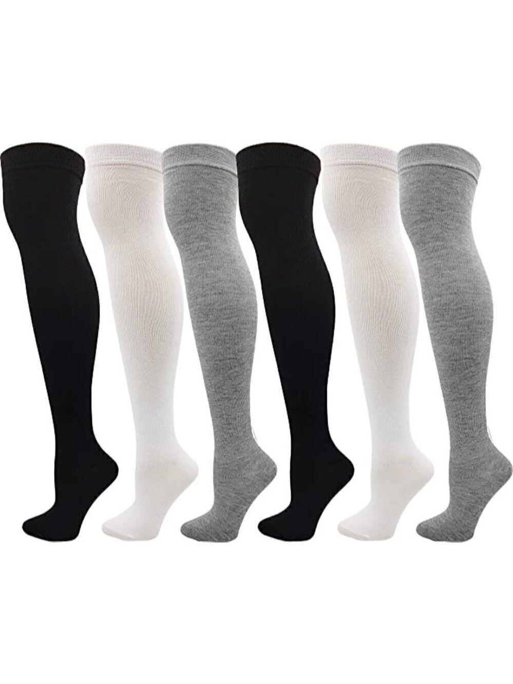 CUTE Knee High Socks Lace Long Warm Stockings Boots Dress Casual Winter Fall NWT